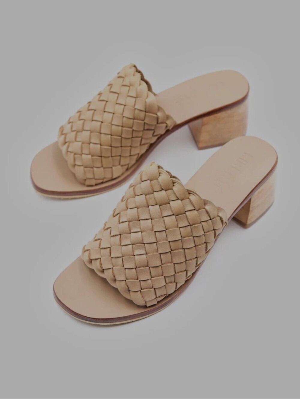 Liberte Santorini Woven Mule in Cream Size 6